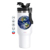 Mega Stainless steel Tumbler with lid, double wall 1,2L