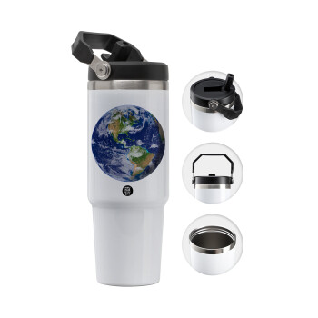 Planet Earth, Θερμός Ανοξείδωτο 30oz με χερούλι