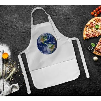 Planet Earth, Ποδιά Σεφ Ολόσωμη Παιδική (με ρυθμιστικά και 2 τσέπες)