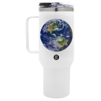 Planet Earth, Mega Stainless steel Tumbler with lid, double wall 1,2L