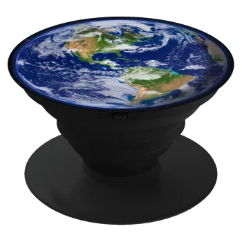 Planet Earth, Phone Holders Stand  Μαύρο Βάση Στήριξης Κινητού στο Χέρι