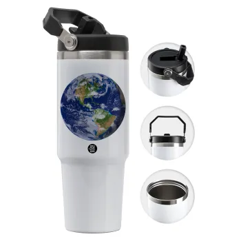 Planet Earth, Θερμός Ανοξείδωτο 30oz με χερούλι