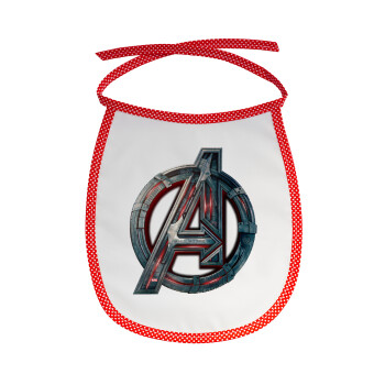 Avengers, Σαλιάρα μωρού αλέκιαστη με κορδόνι Κόκκινη