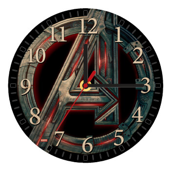 Avengers, Ρολόι τοίχου ξύλινο plywood (20cm)