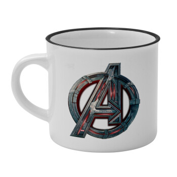 Avengers, Κούπα κεραμική vintage Λευκή/Μαύρη 230ml