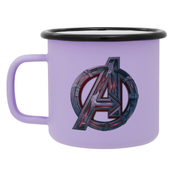 Avengers, Κούπα Μεταλλική εμαγιέ ΜΑΤ Light Pastel Purple 360ml