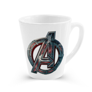 Avengers, Κούπα κωνική Latte Λευκή, κεραμική, 300ml