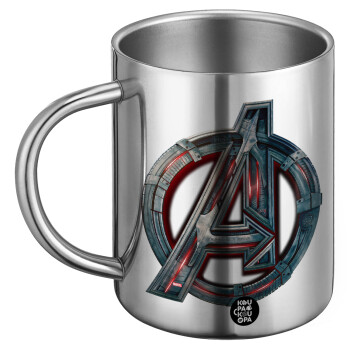 Avengers, Ανοξείδωτη Μεταλλική Κούπα 450ml - Διπλού Τοιχώματος