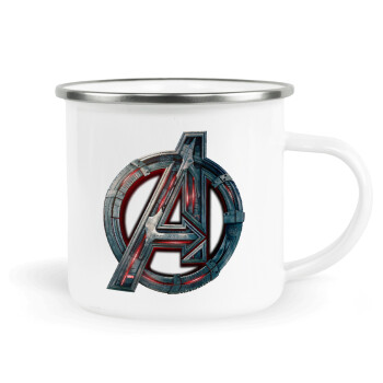 Avengers, Metallic enamel cup white 360ml