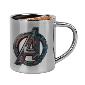 Avengers, Κουπάκι μεταλλικό διπλού τοιχώματος για espresso (220ml)