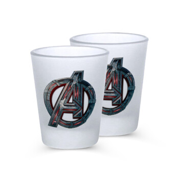 Avengers, Σφηνοπότηρα γυάλινα 45ml του πάγου (2 τεμάχια)