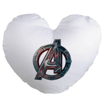 Avengers, Μαξιλάρι καναπέ καρδιά 40x40cm περιέχεται το  γέμισμα
