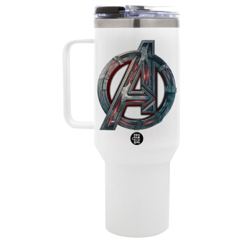 Avengers, Mega Stainless steel Tumbler with lid, double wall 1,2L