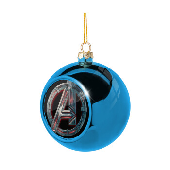 Avengers, Blue Christmas tree ball ornament 8cm