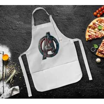 Avengers, Ποδιά Σεφ Ολόσωμη Παιδική (με ρυθμιστικά και 2 τσέπες)