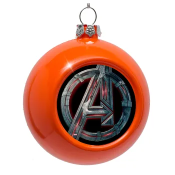 Avengers, Orange Christmas tree ornament bauble 8cm