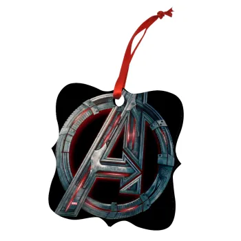 Avengers, Christmas ornament polygon wooden 7.5cm