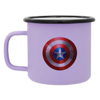 Captain America, Κούπα Μεταλλική εμαγιέ ΜΑΤ Light Pastel Purple 360ml