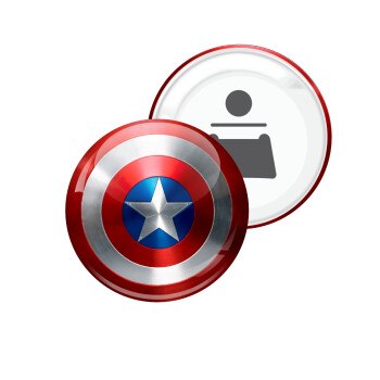 Captain America, Μαγνητάκι και ανοιχτήρι μπύρας στρογγυλό διάστασης 5,9cm