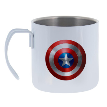 Captain America, Mug Stainless steel double wall 400ml