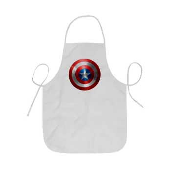Captain America, Ποδιά Σεφ ολόσωμη κοντή  Παιδική (44x62cm)