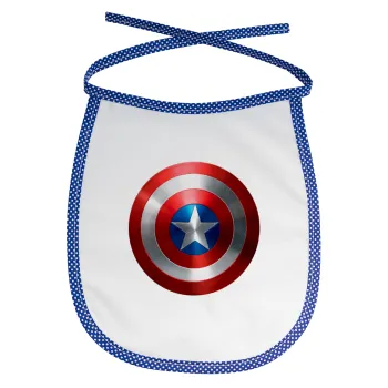 Captain America, Σαλιάρα μωρού αλέκιαστη με κορδόνι Μπλε