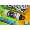 Easter candle,Travel Tumbler 2 Lids, with metal straw & cleaning brush & aromatic flat candle (30cm) (BLUE)