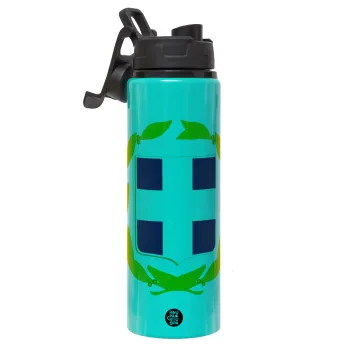 Hellas Εθνόσημο, Μεταλλικό παγούρι νερού με καπάκι ασφαλείας, αλουμινίου 850ml