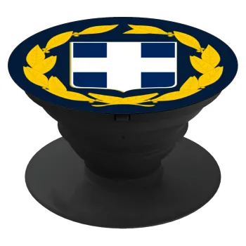 Hellas Εθνόσημο, Phone Holders Stand  Μαύρο Βάση Στήριξης Κινητού στο Χέρι