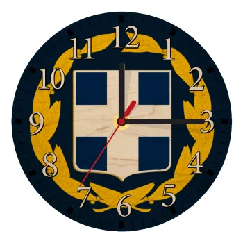 Hellas Εθνόσημο, Ρολόι τοίχου ξύλινο plywood (20cm)