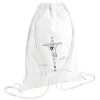 Backpack pouch GYMBAG white (28x40cm)