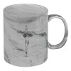 Mug ceramic marble style, 330ml