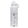 1L Stainless Steel Thermal Bottle with Phone Holder & Double Wall Insulation
