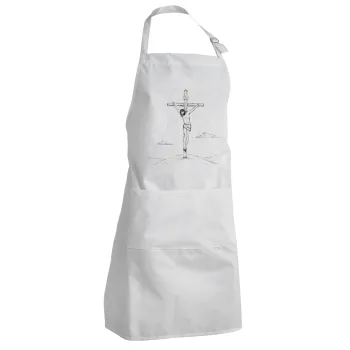 Jesus Christ , Adult Chef Apron (with sliders and 2 pockets)