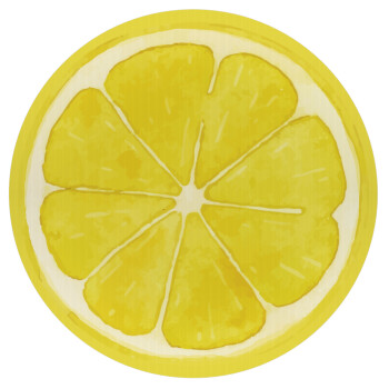 Lemon, Mousepad Round 20cm