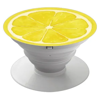 Λεμόνι, Phone Holders Stand  Λευκό Βάση Στήριξης Κινητού στο Χέρι