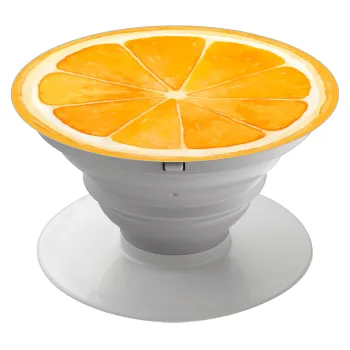 Πορτοκάλι, Phone Holders Stand  Λευκό Βάση Στήριξης Κινητού στο Χέρι