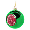 Green Christmas tree ornament ball 8cm