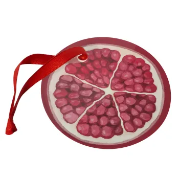 pomegranate, Christmas ornament glass 9cm