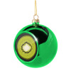 Green Christmas tree ornament ball 8cm