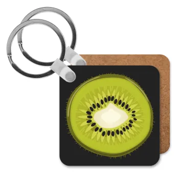 Ακτινίδιο, Μπρελόκ Ξύλινο τετράγωνο MDF