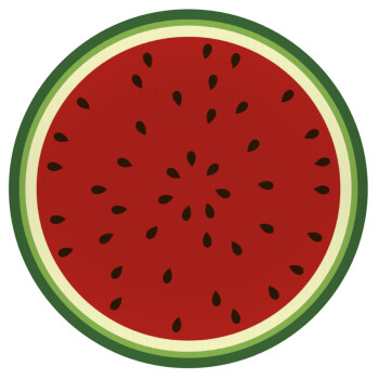 Watermelon, Mousepad Round 20cm
