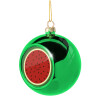 Green Christmas tree ornament ball 8cm