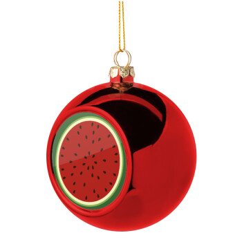 Watermelon, Christmas tree ball Red 8cm