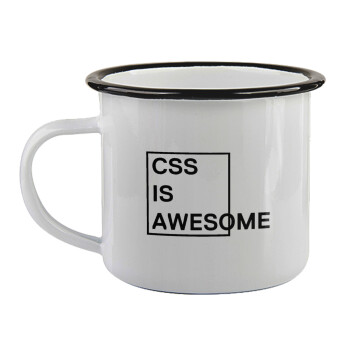 CSS is awesome, Κούπα εμαγιέ με μαύρο χείλος 360ml