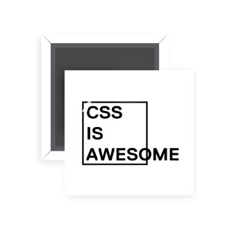 CSS is awesome, Μαγνητάκι ψυγείου τετράγωνο διάστασης 5x5cm