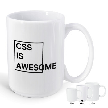 CSS is awesome, Κούπα Mega, κεραμική, 450ml