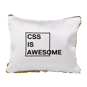 CSS is awesome, Τσαντάκι νεσεσέρ με πούλιες (Sequin) Χρυσό