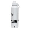 1L Stainless Steel Thermal Bottle with Phone Holder & Double Wall Insulation