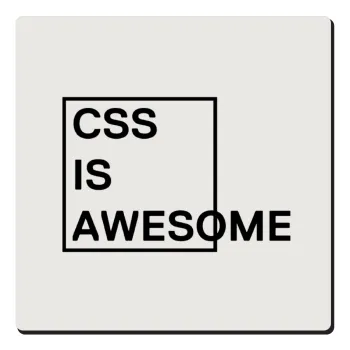 CSS is awesome, Τετράγωνο μαγνητάκι ξύλινο 6x6cm